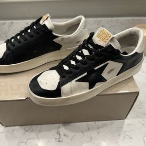 Original Men's Stardan in white and black leather Size 41 / 8US